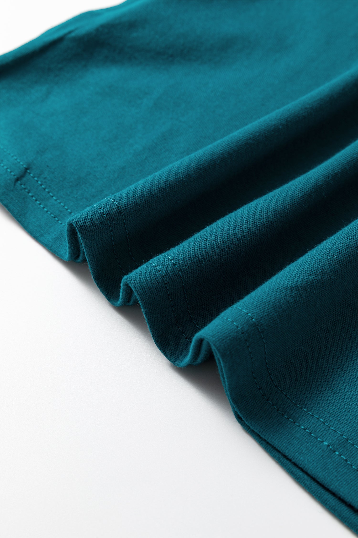 Gossamer Pink Plus Size Solid Color Asymmetric Neck Short Sleeve Blouse